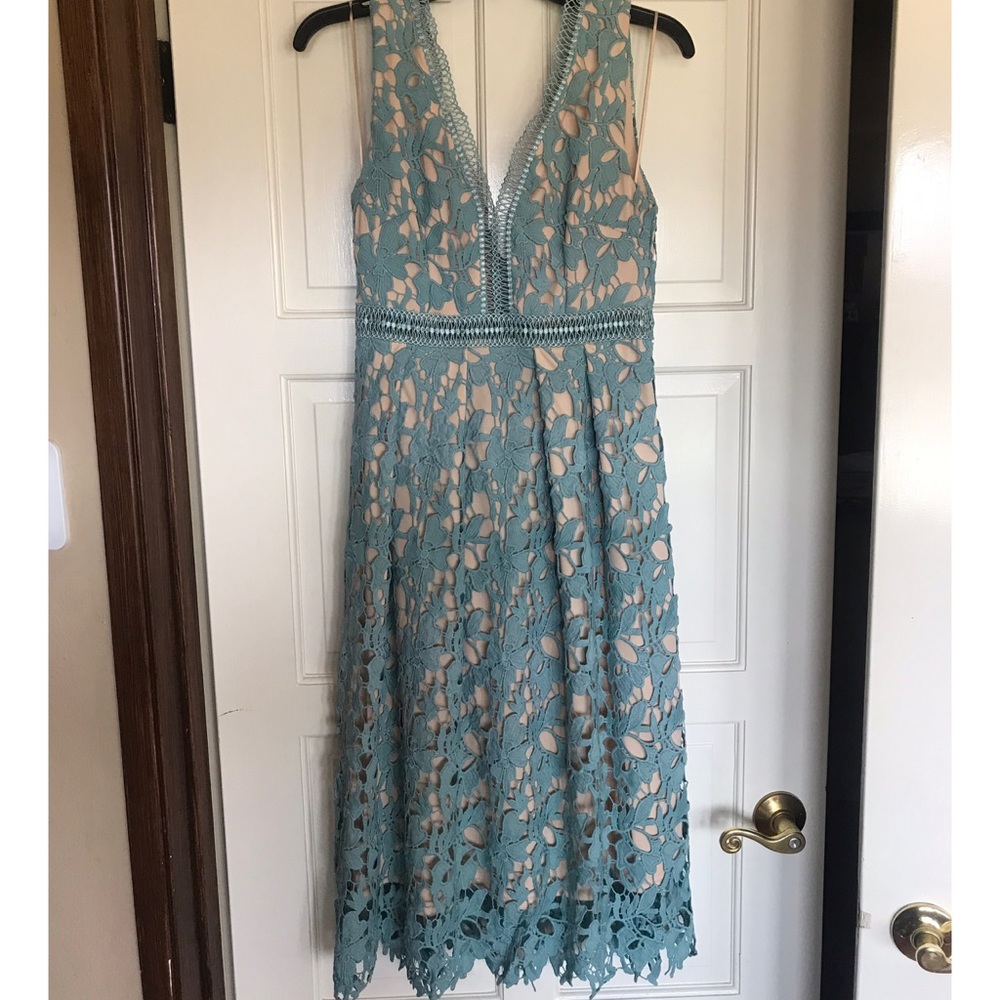 Lovely lace overlay dress
